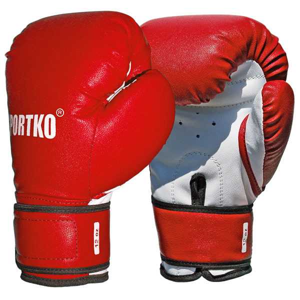Boxerské rukavice SportKO PD2  červená  10oz