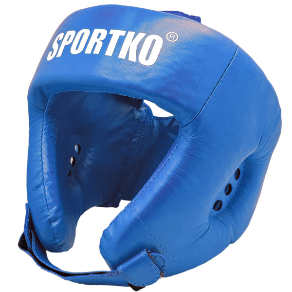 Boxerský chránič hlavy SportKO OK2  modrá  XL