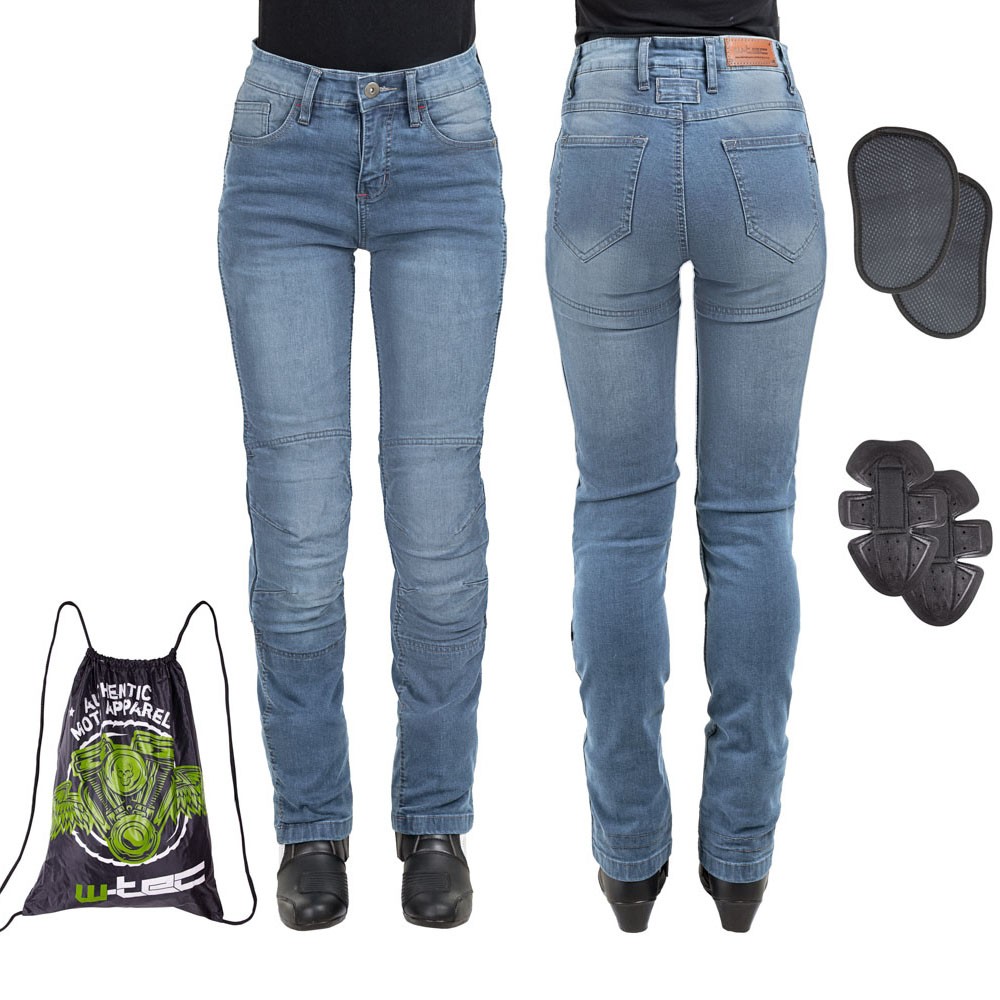 Dámské moto jeansy W-TEC Lustipa  modrá  M