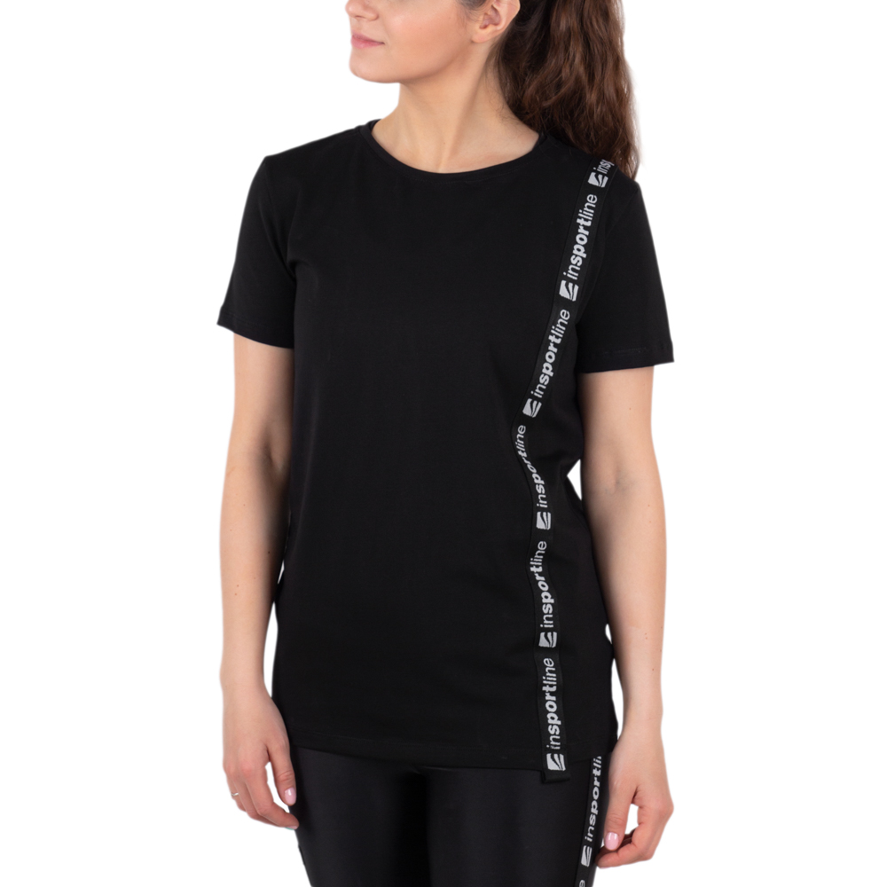Dámské triko inSPORTline Sidestrap Woman  černá  XL