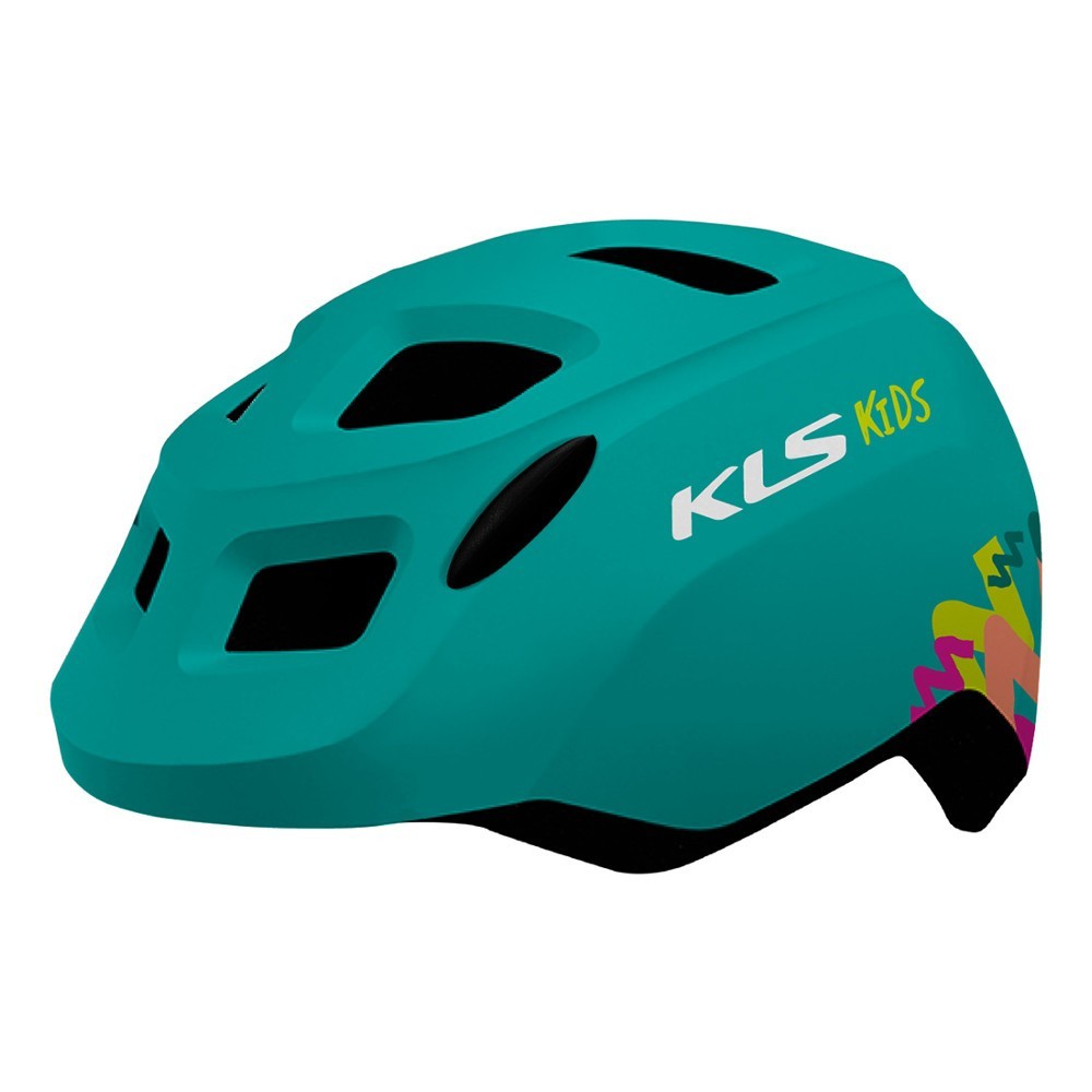 Dětská cyklo přilba Kellys Zigzag 022  Turquoise  S (50-55)