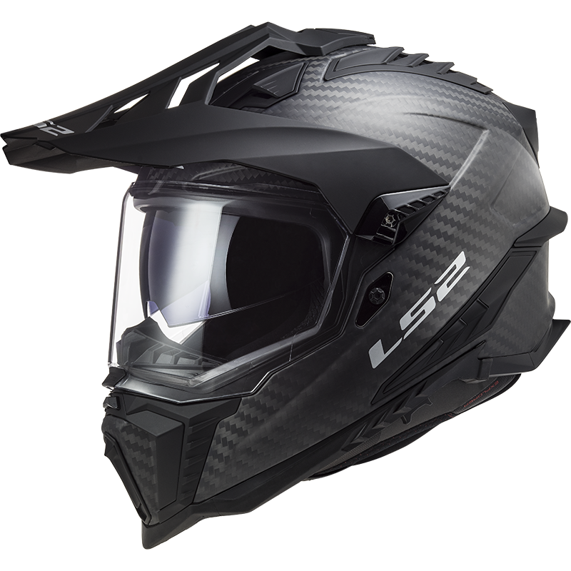 Enduro helma LS2 MX701 Explorer C  Glossy Carbon  3XL (65-66)