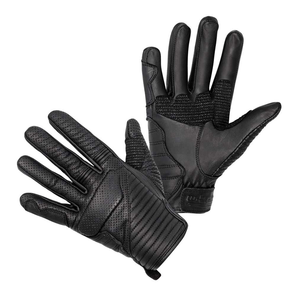 Kožené moto rukavice W-TEC Brillanta  černá  3XL