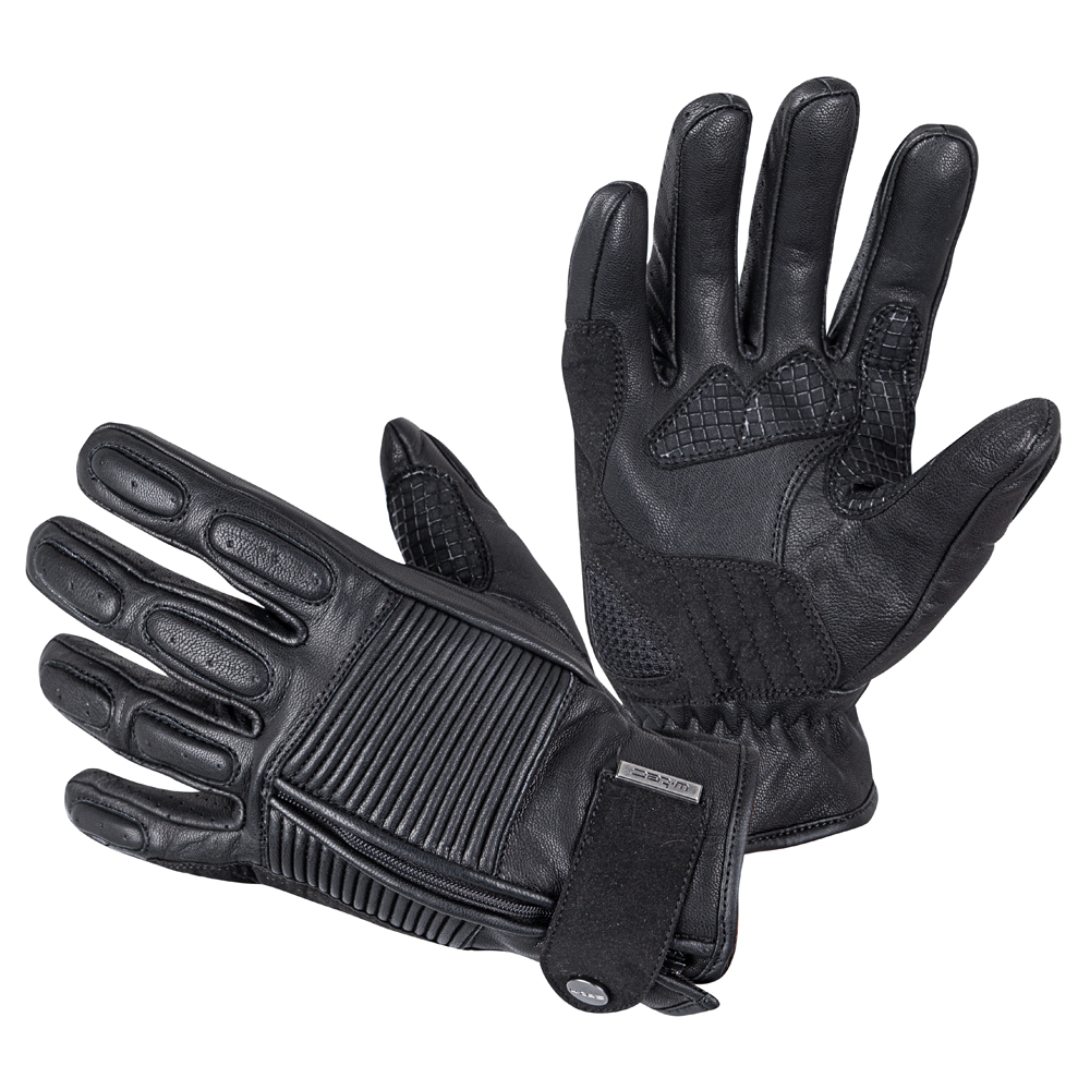 Kožené moto rukavice W-TEC Mareff  černá  XL