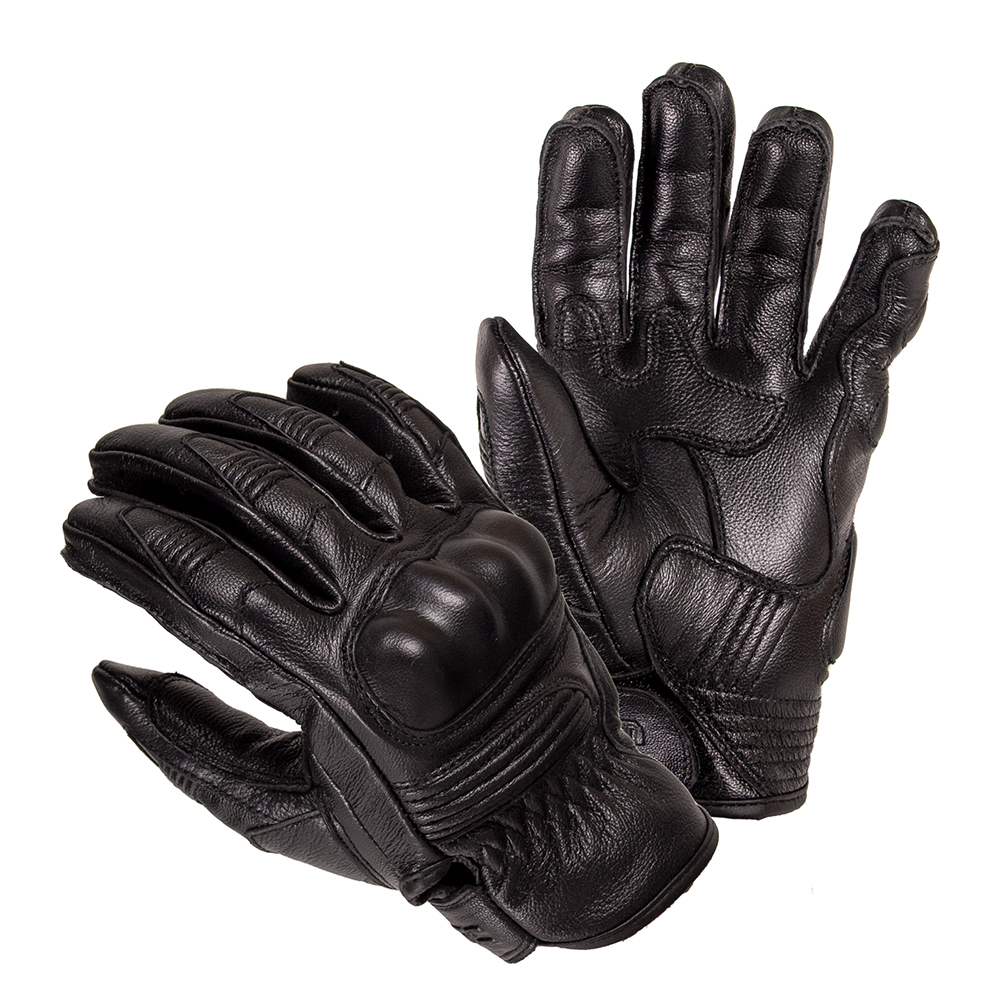 Kožené moto rukavice W-TEC Trogir  černá  L