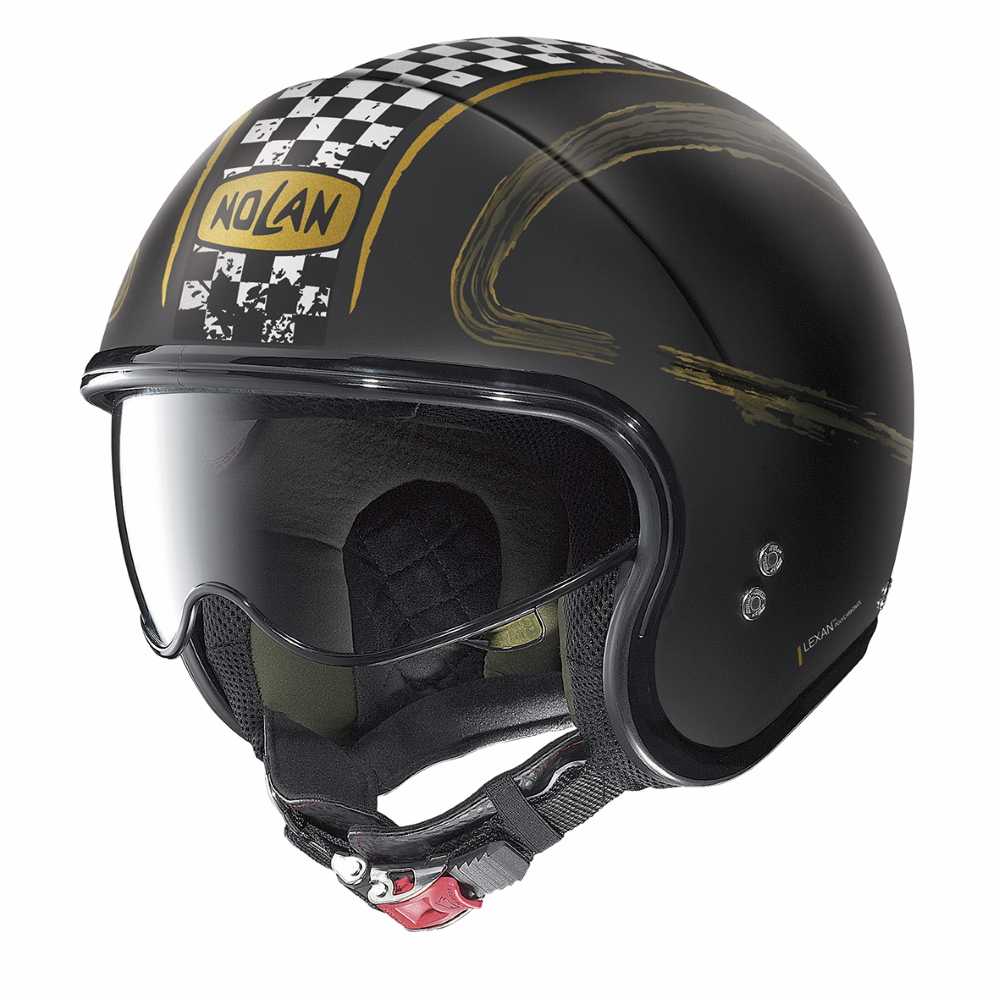 Moto helma Nolan N21 Getaway  Flat Black-Gold  S (53-54)