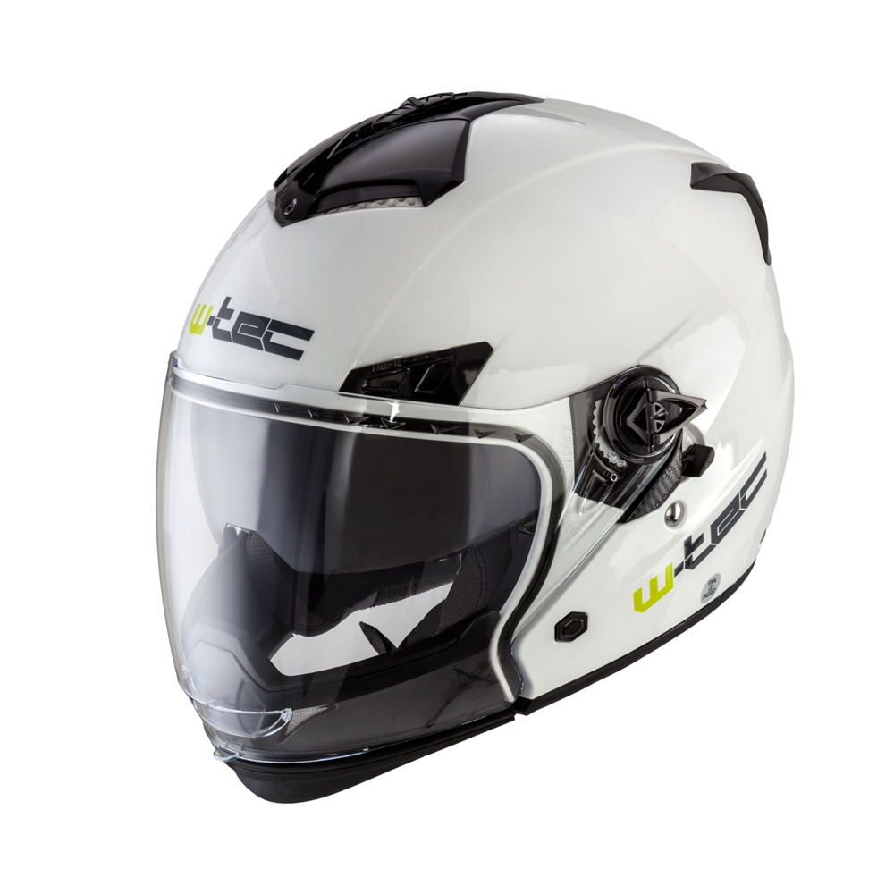 Moto helma W-TEC NK-850  bílá lesk  XL (61-62)
