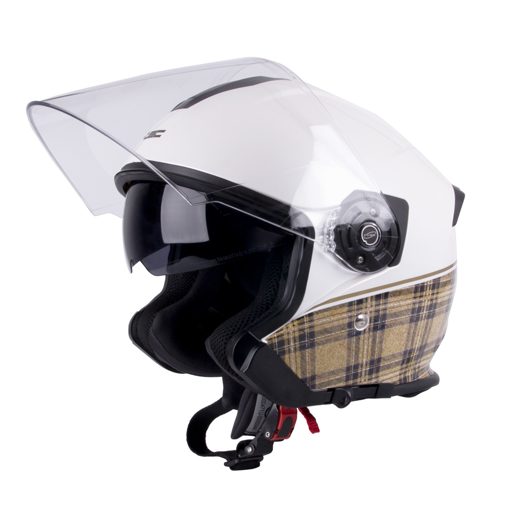 Moto helma W-TEC V586  bílá perleť  XS (53-54)