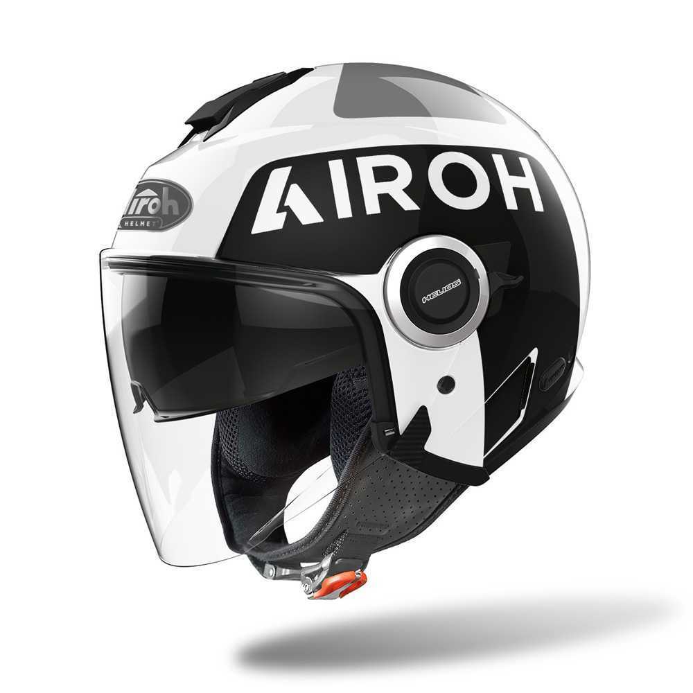 Moto přilba Airoh Helios Up lesklá bílá 2022  XS (53-54)