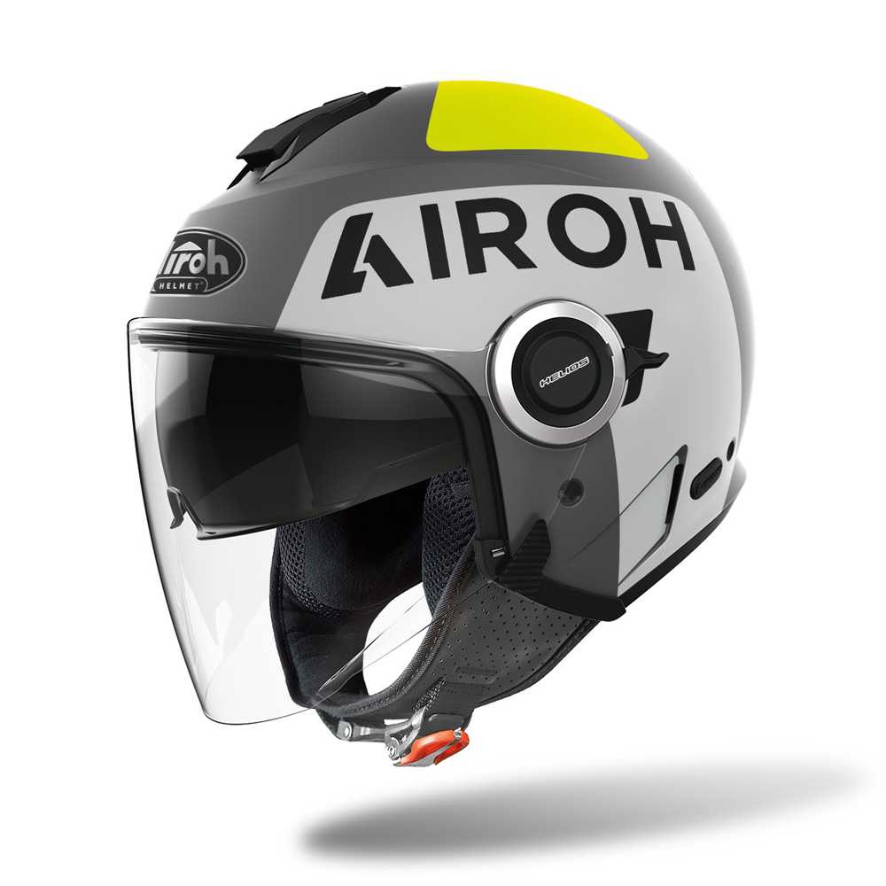 Moto přilba Airoh Helios Up matná šedá 2022  XS (53-54)
