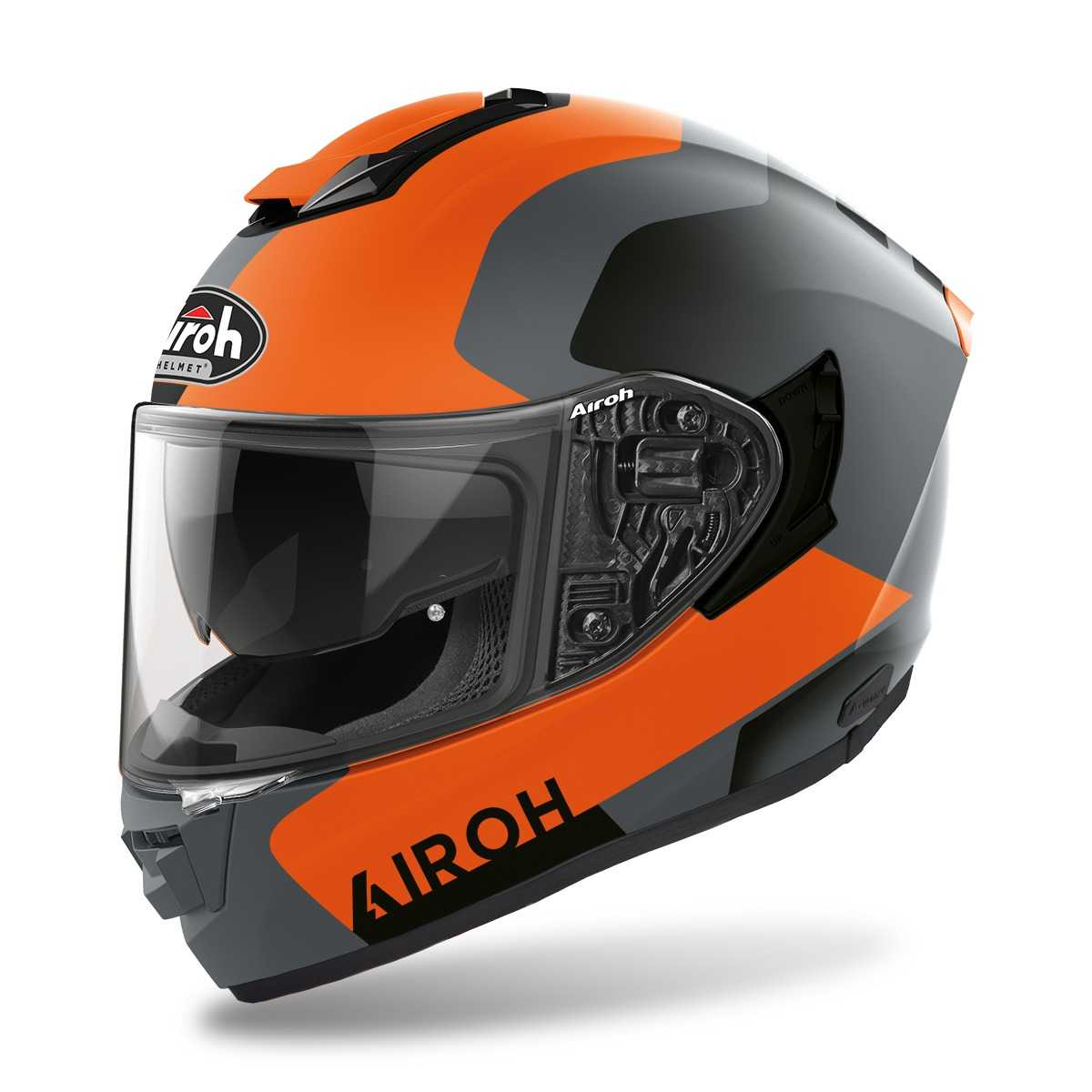 Moto přilba Airoh ST.501 Dock matná oranžová 2022  XXL (63-64)