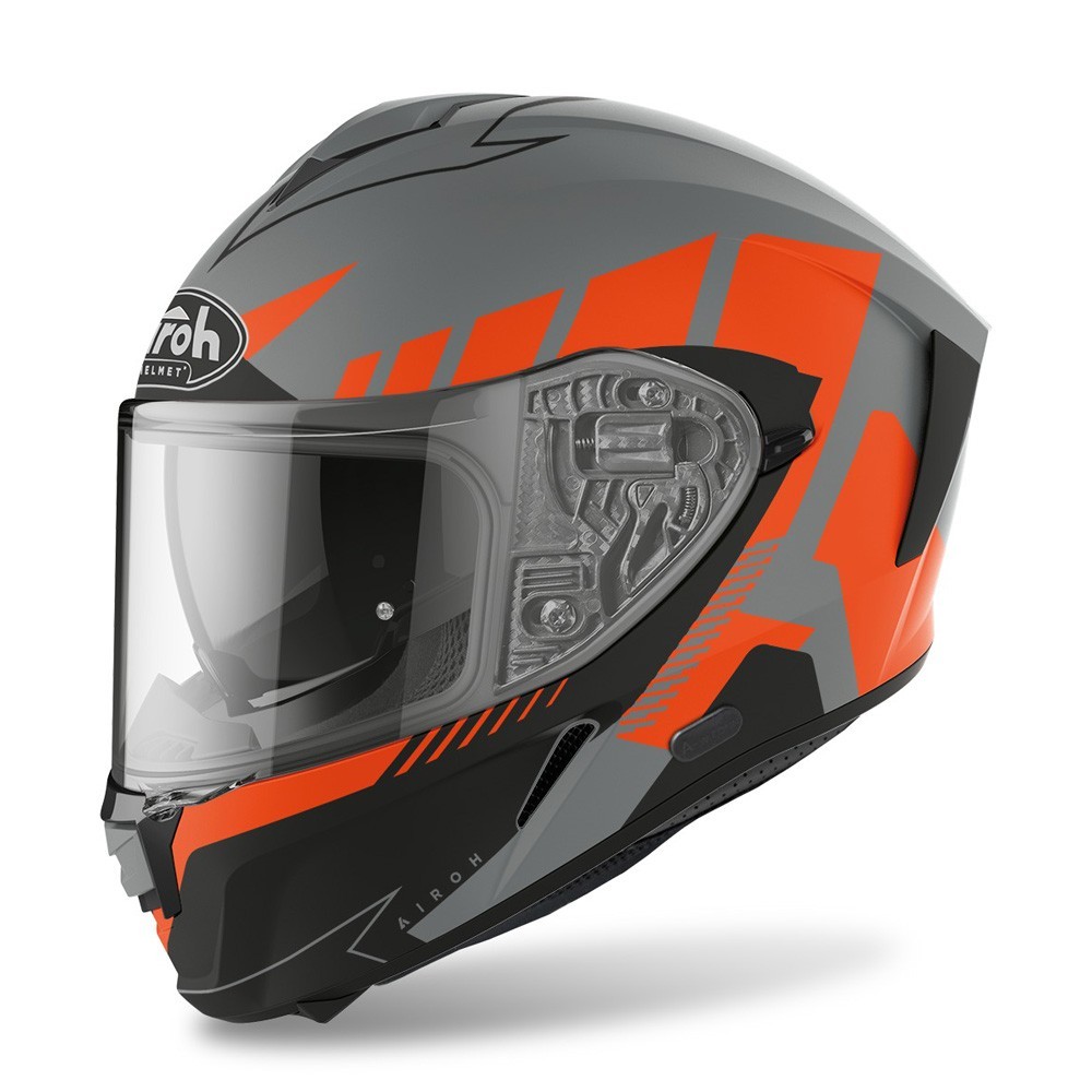Moto přilba Airoh Spark Rise matná oranžová 2022  S (55-56)