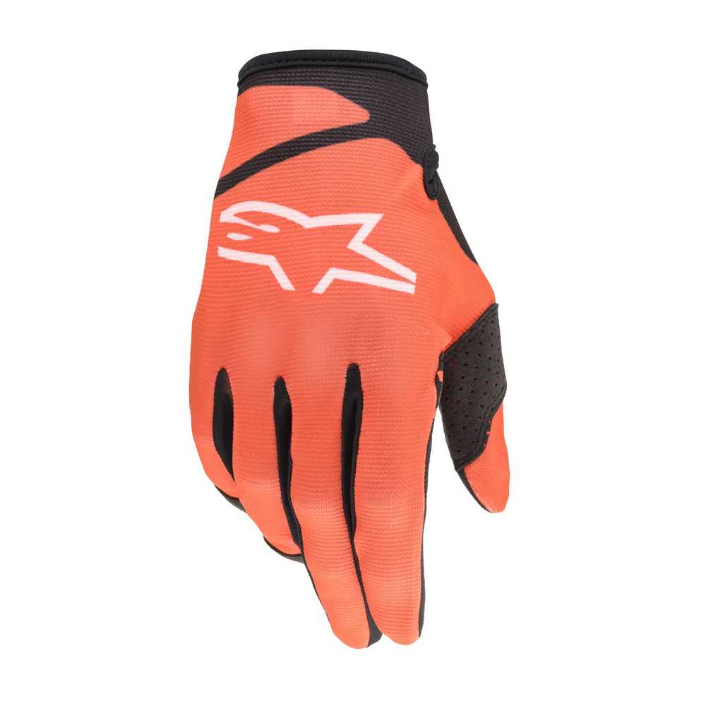 Motokrosové rukavice Alpinestars Radar oranžová/černá 2022