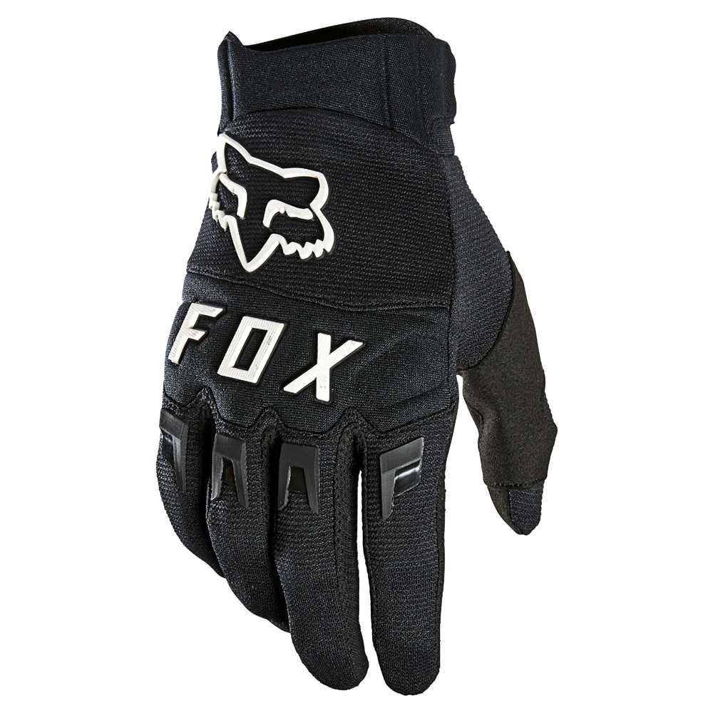 Motokrosové rukavice FOX Dirtpaw Black/White MX22  černá/bílá  4XL