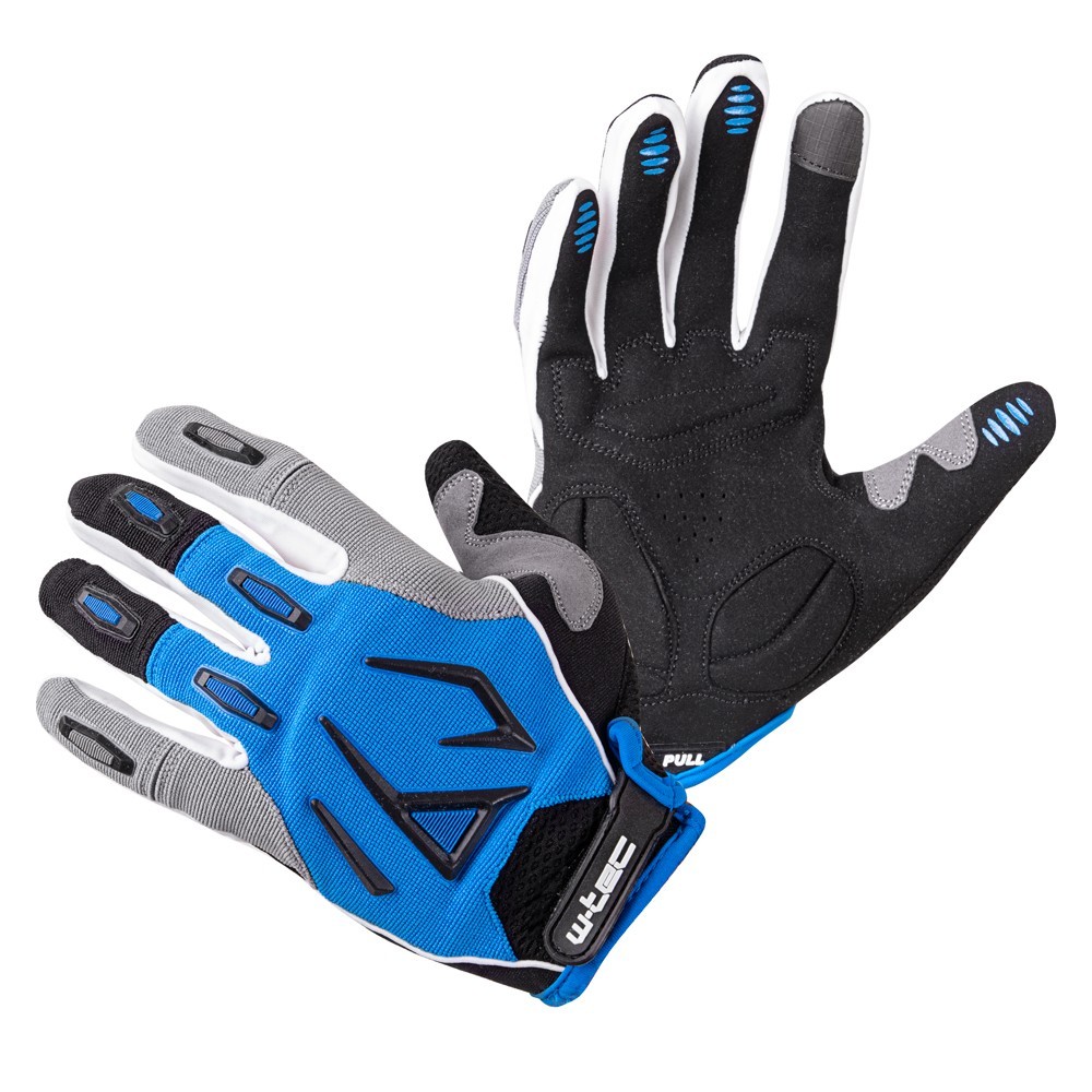 Motokrosové rukavice W-TEC Atmello  modrá  S