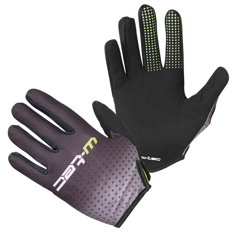 Motokrosové rukavice W-TEC Montmelo  černo-zelená  3XL