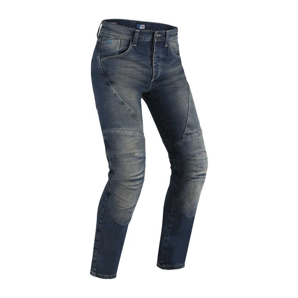 Pánské moto jeansy PMJ Dallas CE  modrá  34
