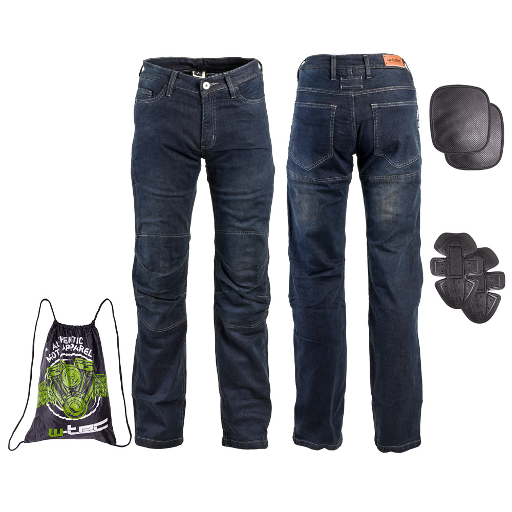Pánské moto jeansy W-TEC Pawted s nepromokavou membránou