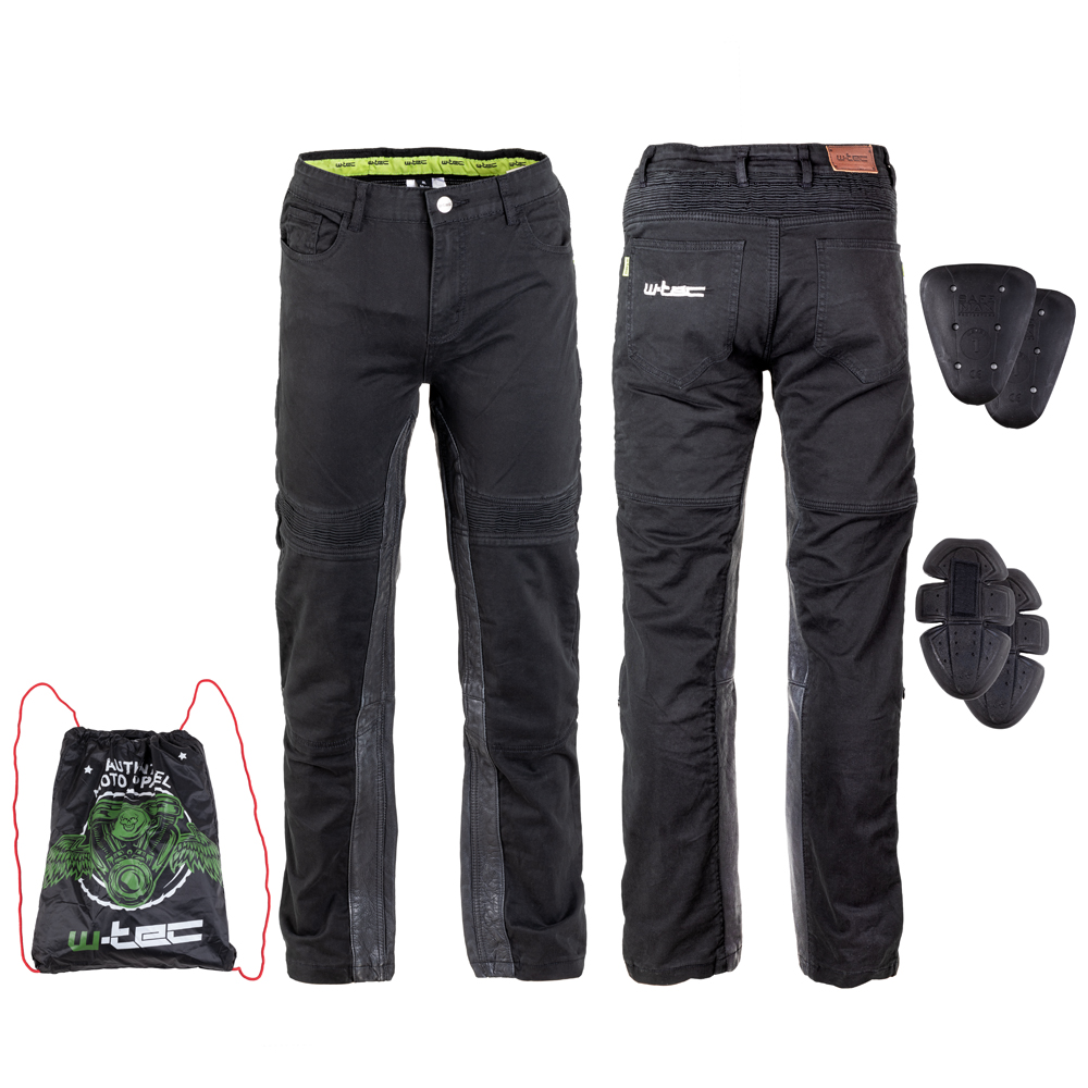 Pánské moto kalhoty W-TEC Raggan  černá  XXL