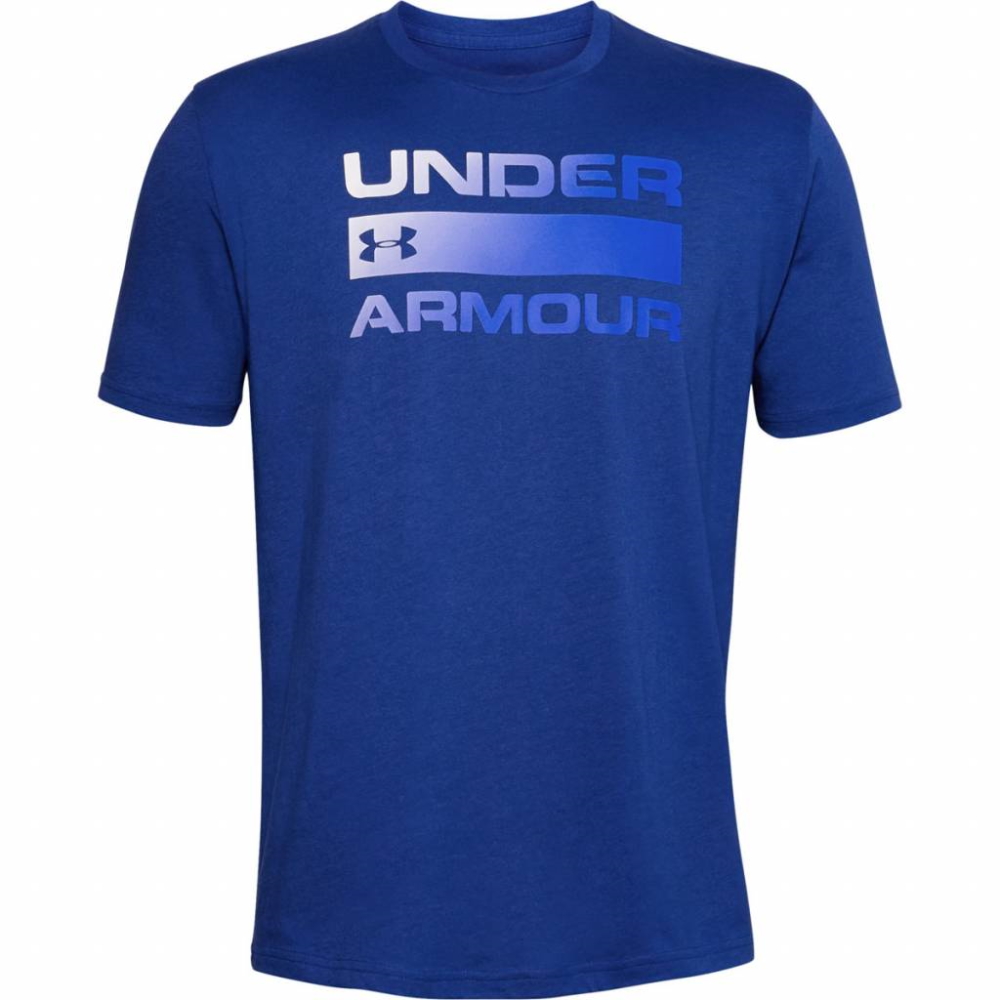 Pánské triko Under Armour Team Issue Wordmark SS  American Blue  S