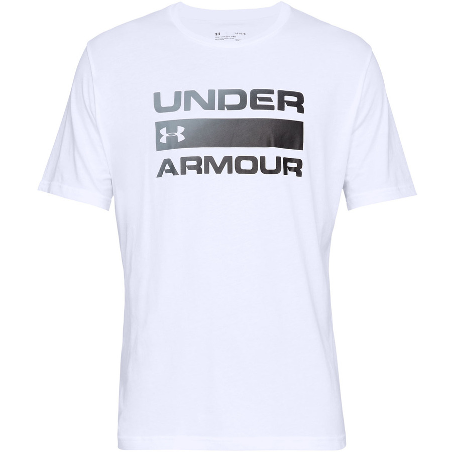 Pánské triko Under Armour Team Issue Wordmark SS  White  L