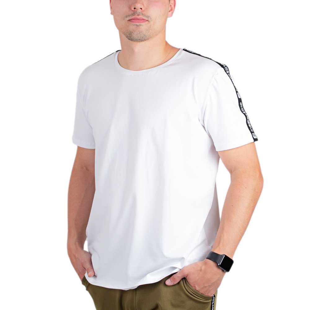 Pánské triko inSPORTline Overstrap  bílá  XXL