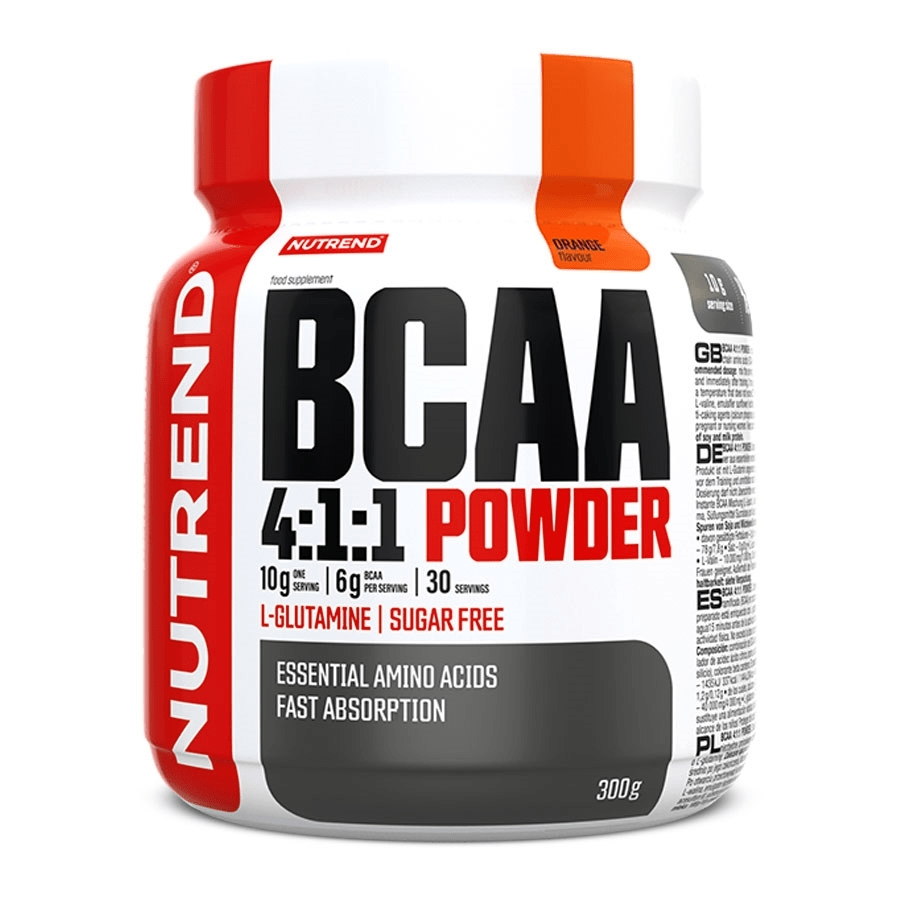 Práškový koncentrát Nutrend BCAA 4:1:1 Powder 300 g  pomeranč