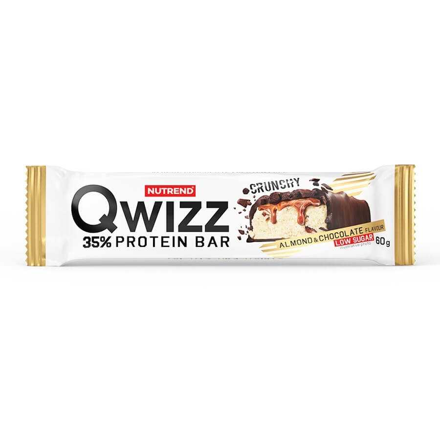 Proteinová tyčinka Nutrend Qwizz Protein Bar 60g  mandle+čokoláda