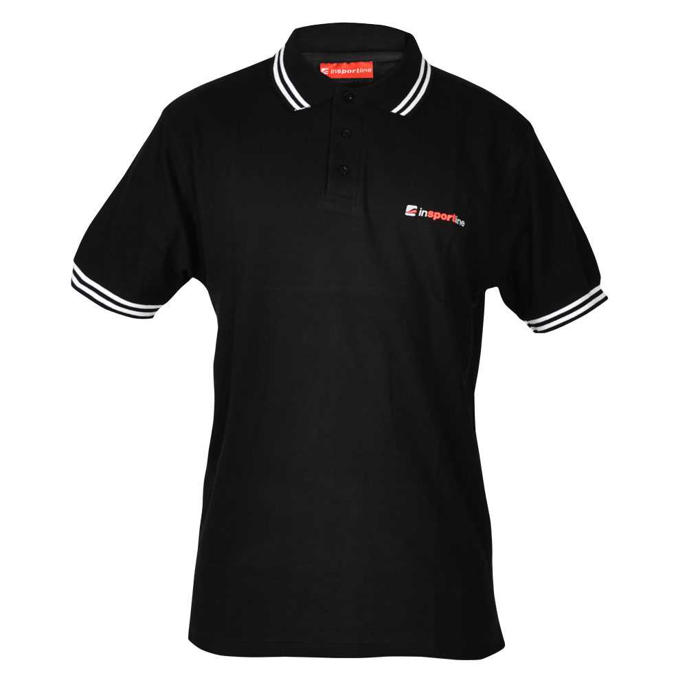 Sportovní tričko inSPORTline Polo  černá  XL