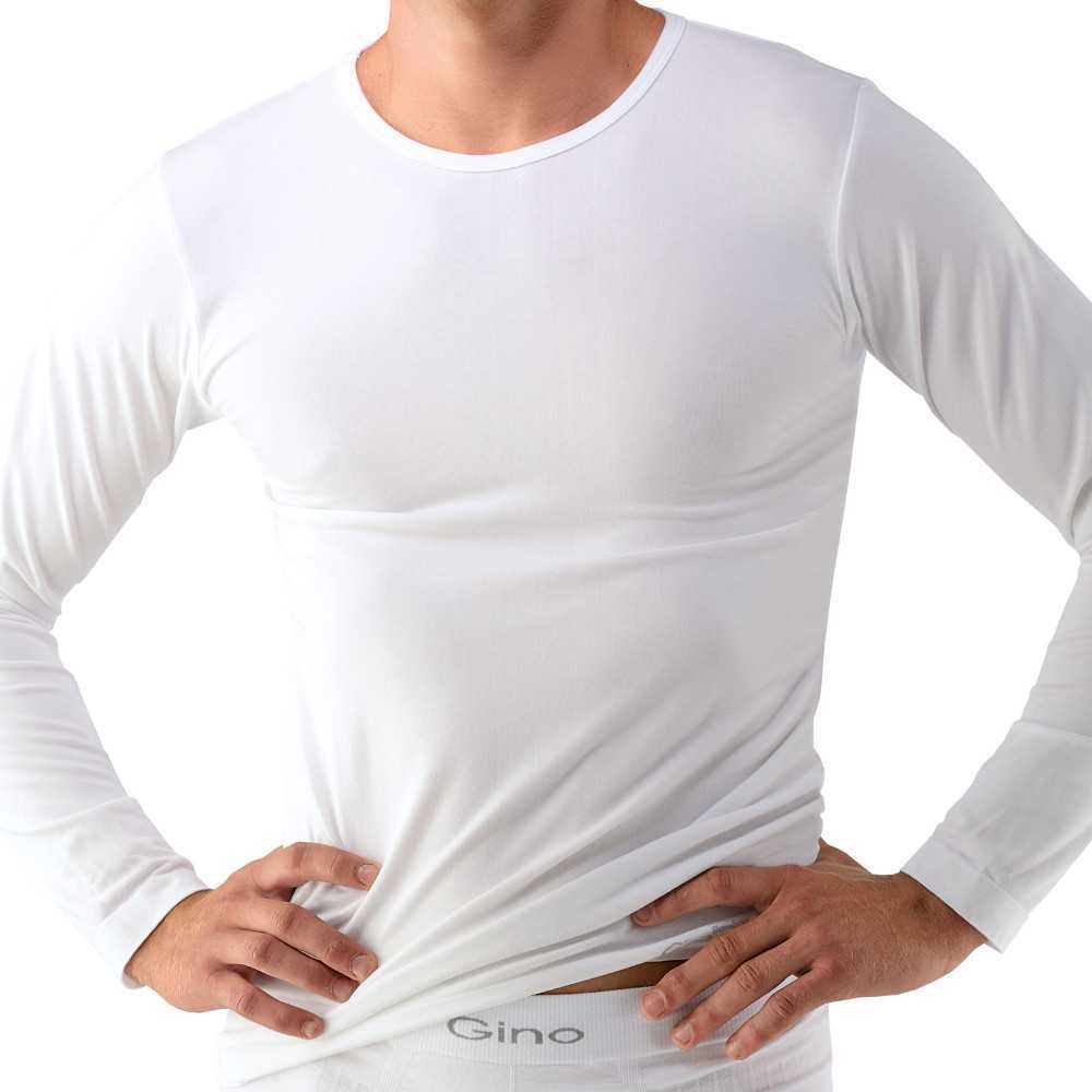 Unisex triko s dlouhým rukávem EcoBamboo  bílá  L/XL