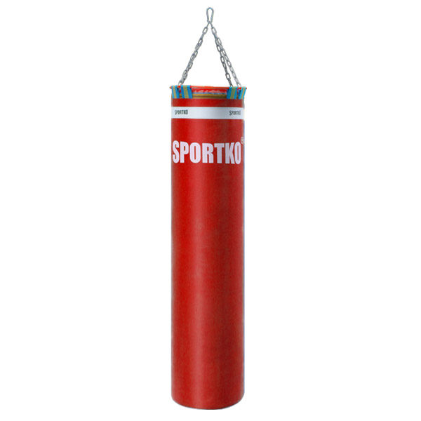 Boxovací pytel SportKO MP05 35x150 cm  červená