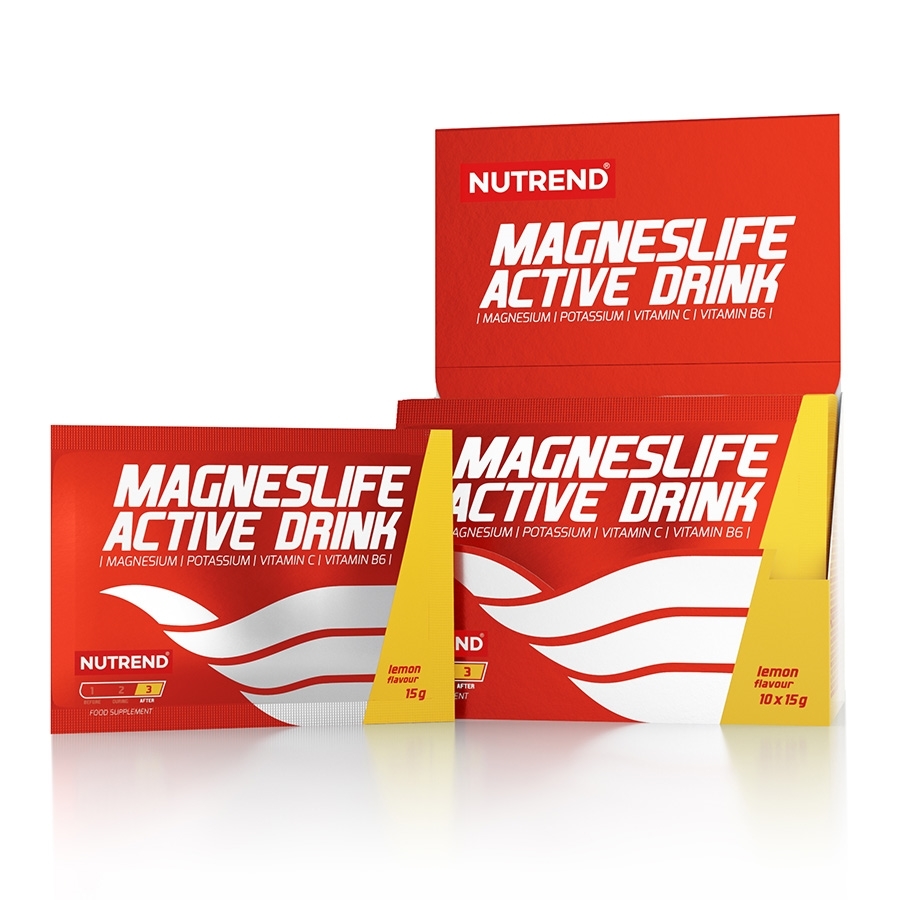 Instantní nápoj Nutrend Magneslife Active Drink 10x15g  citron