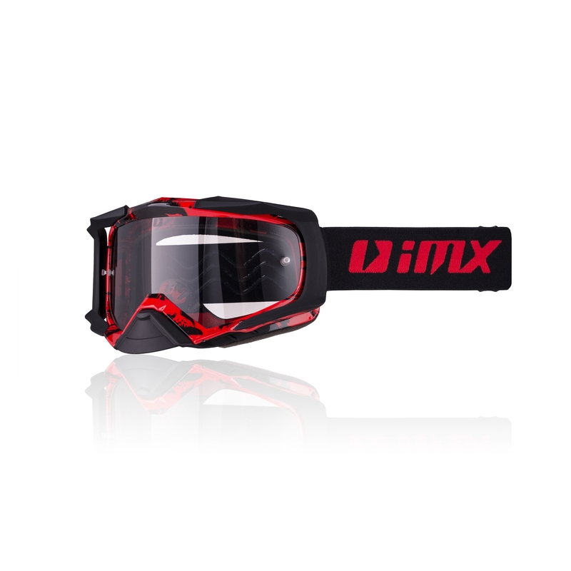 Motokrosové brýle iMX Dust Graphic  Red-Black Matt