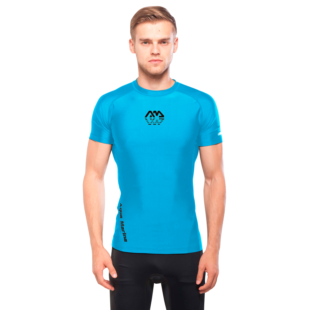 Pánské tričko pro vodní sporty Aqua Marina Scene  modrá  S