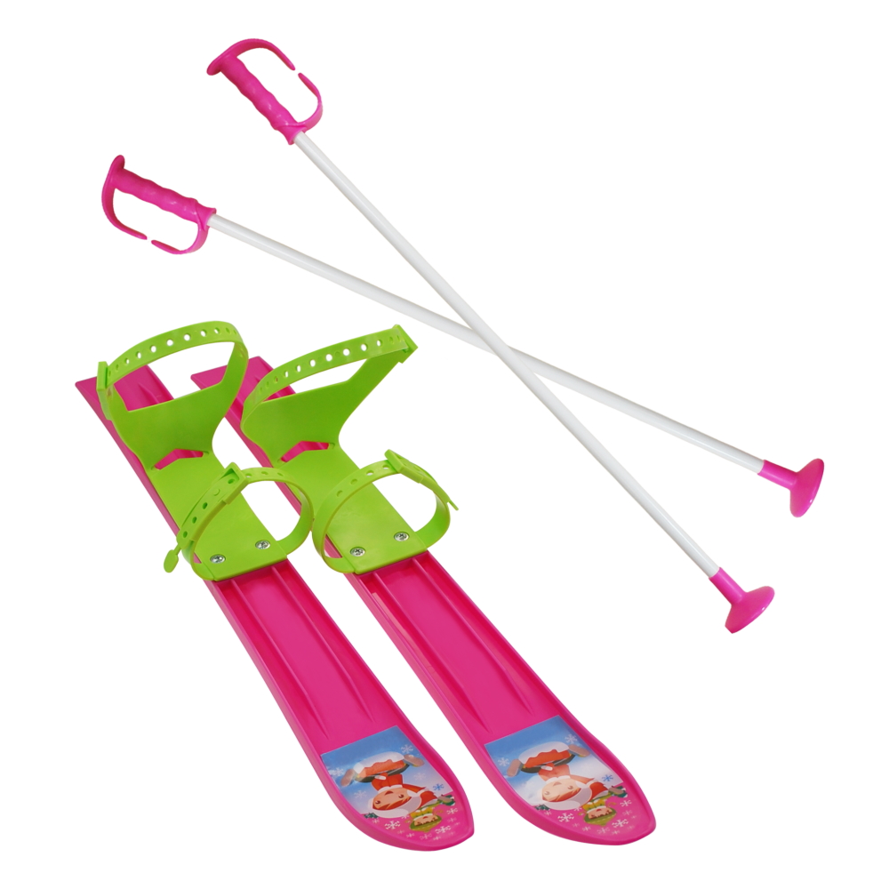 Dětský lyžařský set Sulov 60cm  růžová