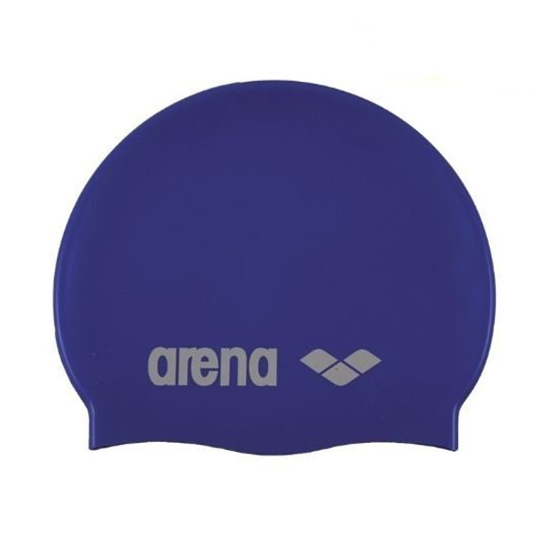 Plavecká čepice Arena Classic Silicone  modrá