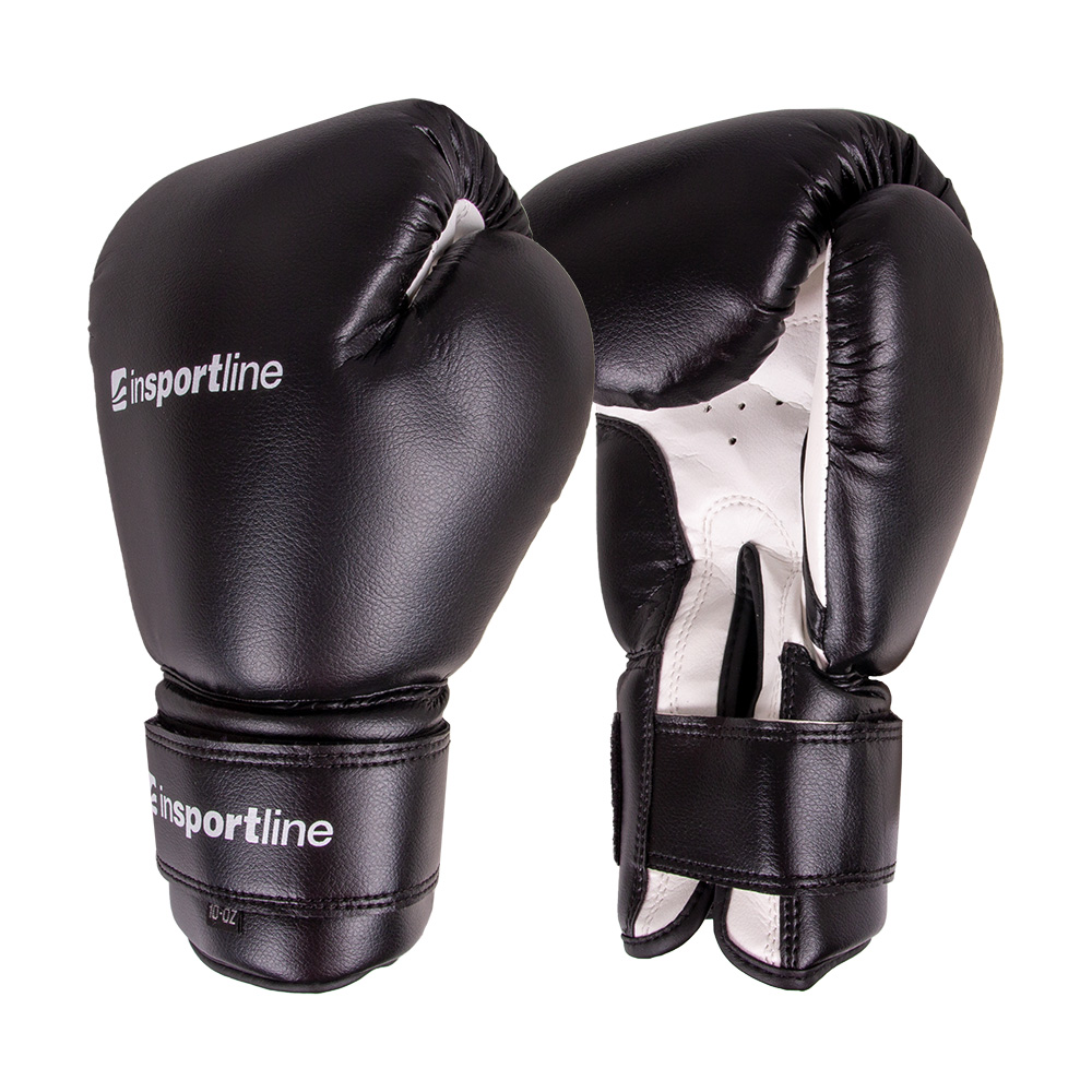 Boxerské rukavice inSPORTline Metrojack  4oz  černo-bílá