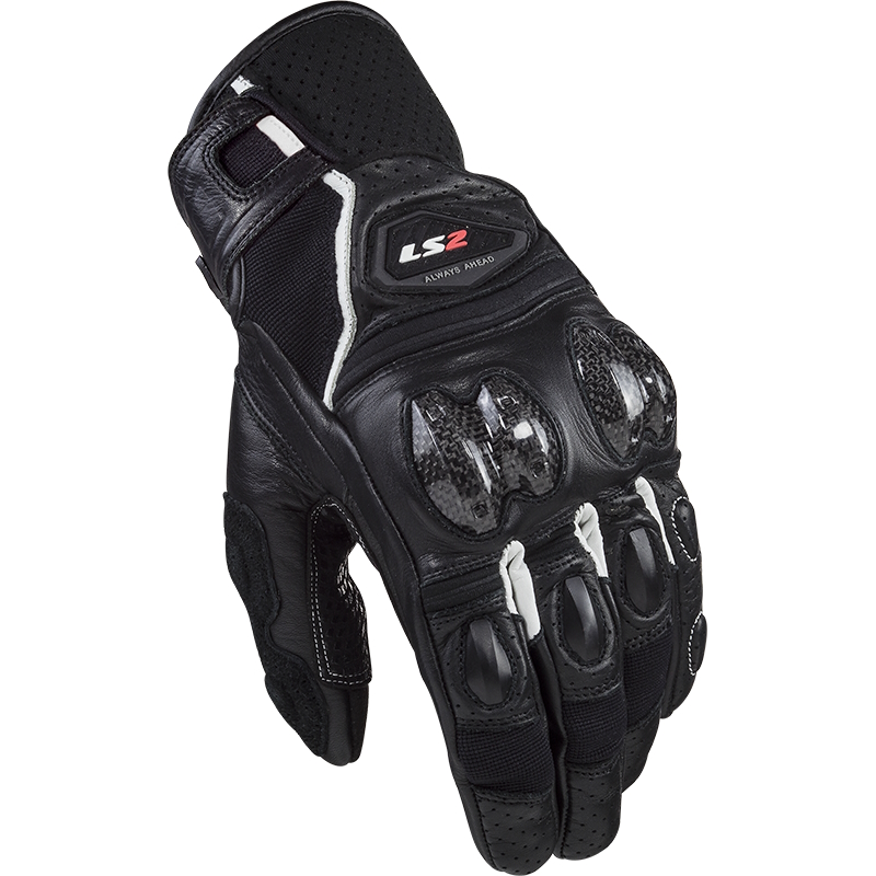 Pánské moto rukavice LS2 Spark 2 Black White  černá/bílá  XXL
