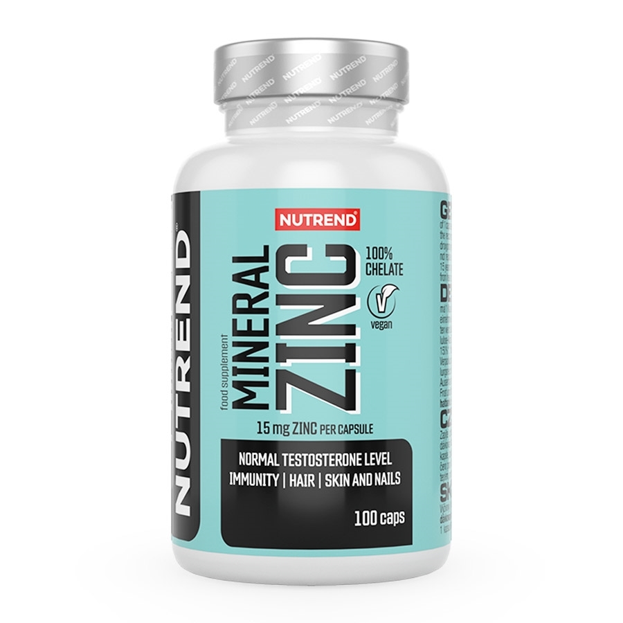 Doplněk stravy s obsahem zinku Nutrend Mineral Zinc 100% Chelate