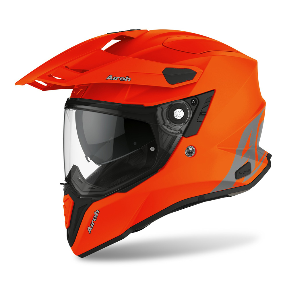 Moto přilba Airoh Commander Color oranžová matná 2022  S (55-56)
