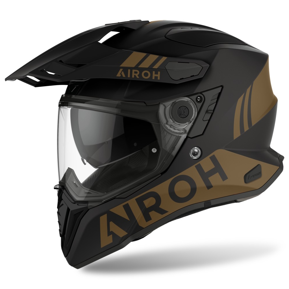 Moto přilba Airoh Commander Factor zlatá matná 2023  S (55-56)
