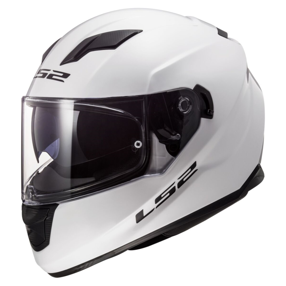 Moto přilba LS2 FF320 Stream Evo Gloss White  White  L (59-60)