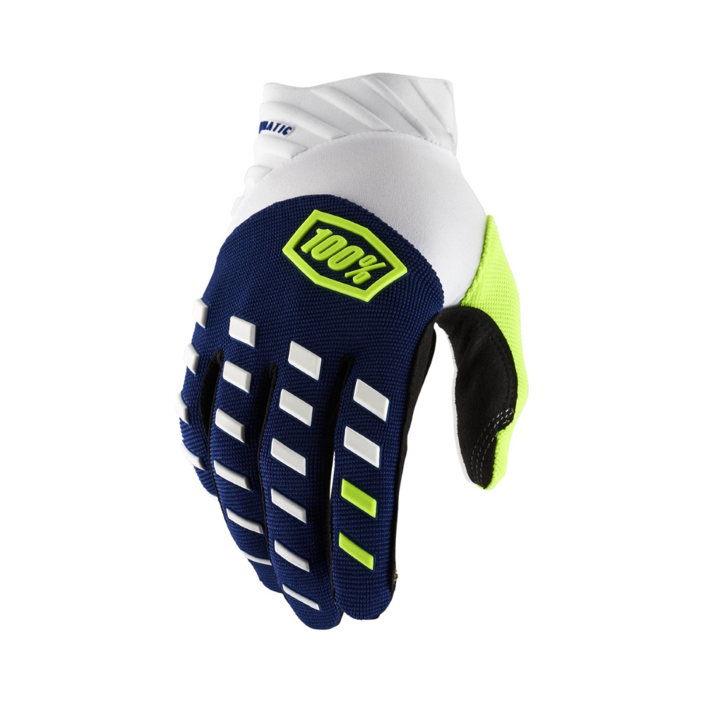 Motokrosové rukavice 100% Airmatic modrá/bílá  modrá/bílá  XL