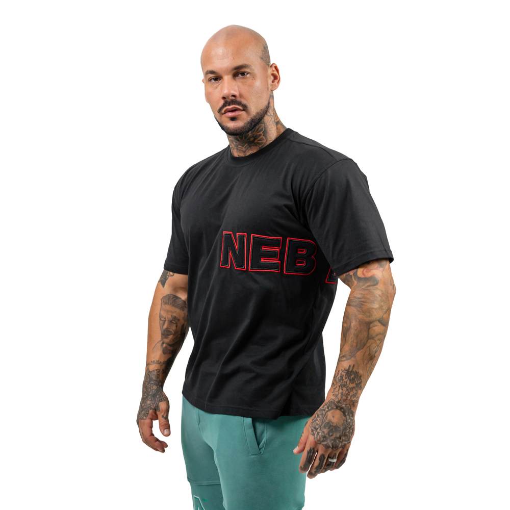 Tričko s krátkým rukávem Nebbia Dedication 709  Black  L